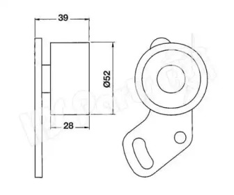 Натяжитель (IPS Parts: ITB-6706)