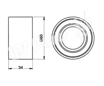 Натяжитель (IPS Parts: ITB-6709)