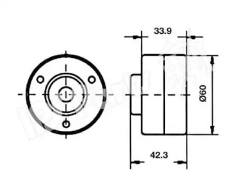 Натяжитель (IPS Parts: ITB-6818)