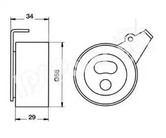 Натяжитель (IPS Parts: ITB-6819)