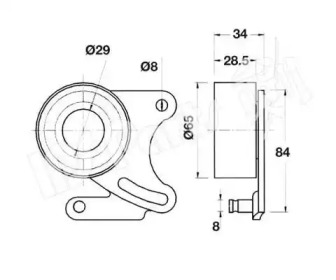 Натяжитель (IPS Parts: ITB-6913)