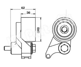 Натяжитель (IPS Parts: ITB-6920)