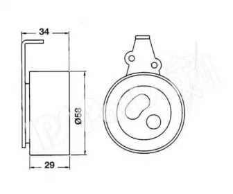 Натяжитель (IPS Parts: ITB-6K05)