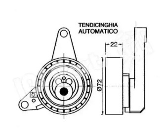 Натяжитель (IPS Parts: ITB-6W03)