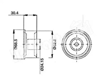 Натяжитель (IPS Parts: ITB-6W06)