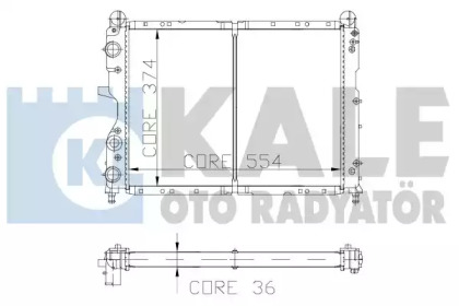 Теплообменник (KALE OTO RADYATÖR: 101898)