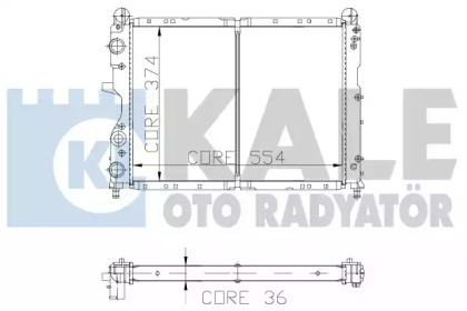 Теплообменник (KALE OTO RADYATÖR: 102000)