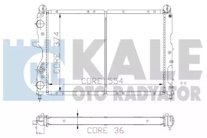 Теплообменник (KALE OTO RADYATÖR: 102100)
