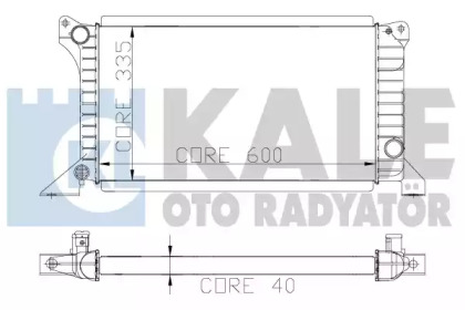 Теплообменник (KALE OTO RADYATÖR: 103100)