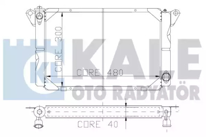 Теплообменник (KALE OTO RADYATÖR: 106800)