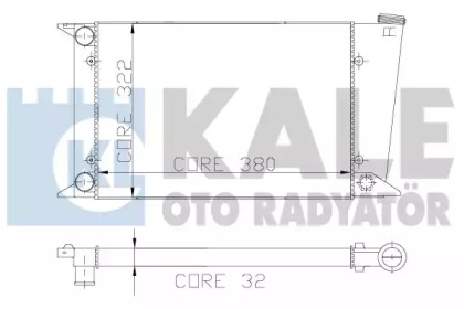 Теплообменник (KALE OTO RADYATÖR: 117800)