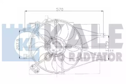 Вентилятор (KALE OTO RADYATÖR: 135920)