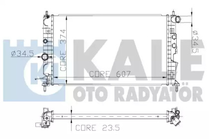 Теплообменник (KALE OTO RADYATÖR: 136200)