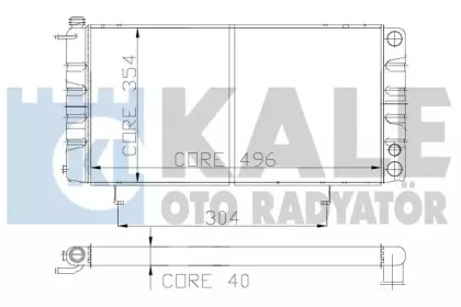 Теплообменник (KALE OTO RADYATÖR: 138600)