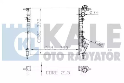 Теплообменник (KALE OTO RADYATÖR: 146900)