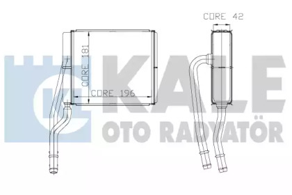 Теплообменник (KALE OTO RADYATÖR: 177400)