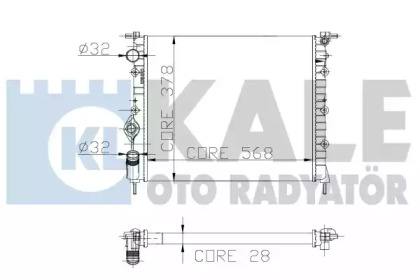 Теплообменник (KALE OTO RADYATÖR: 181400)