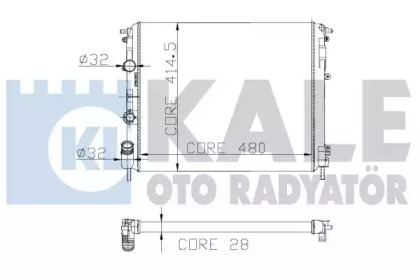 Теплообменник (KALE OTO RADYATÖR: 205700)