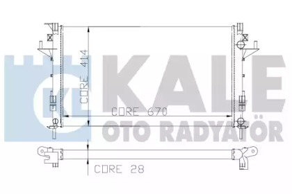 Теплообменник (KALE OTO RADYATÖR: 207300)