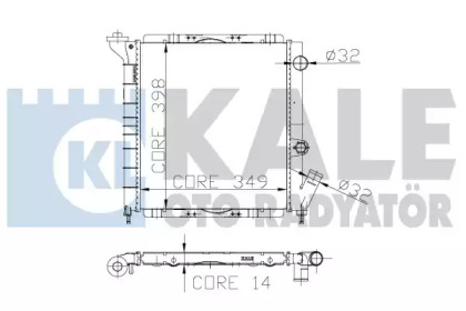 Теплообменник (KALE OTO RADYATÖR: 208200)