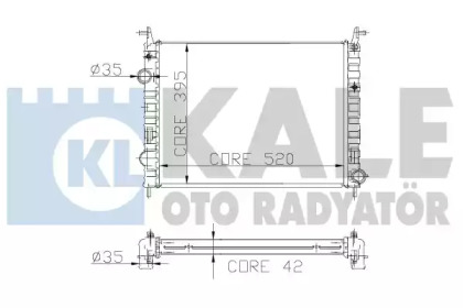 Теплообменник (KALE OTO RADYATÖR: 214700)