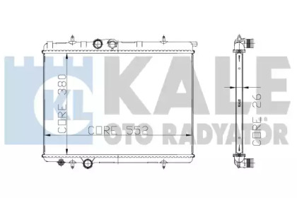 Теплообменник (KALE OTO RADYATÖR: 215999)