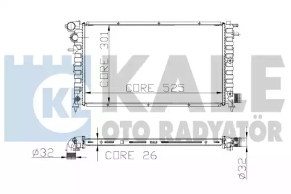 Теплообменник (KALE OTO RADYATÖR: 217100)