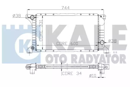 Теплообменник (KALE OTO RADYATÖR: 221200)