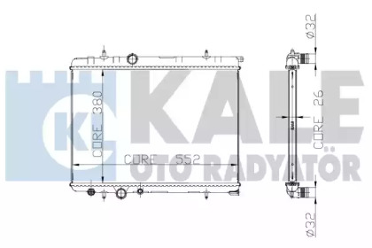 Теплообменник (KALE OTO RADYATÖR: 224900)