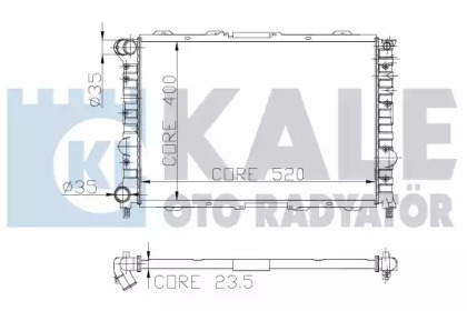 Теплообменник (KALE OTO RADYATÖR: 230900)