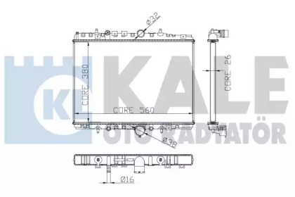Теплообменник (KALE OTO RADYATÖR: 257900)