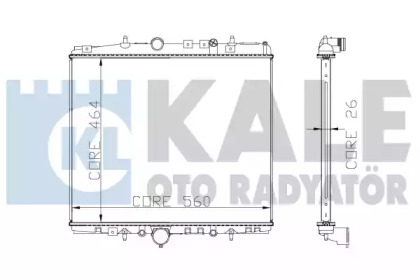 Теплообменник (KALE OTO RADYATÖR: 285400)