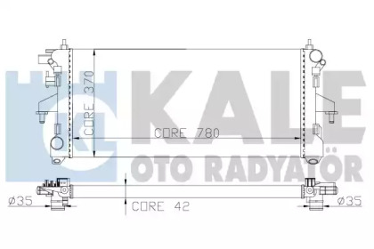 Теплообменник (KALE OTO RADYATÖR: 285600)