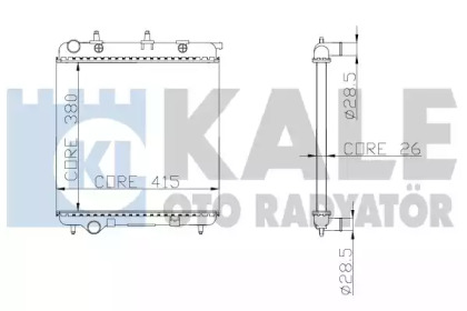 Теплообменник (KALE OTO RADYATÖR: 297000)