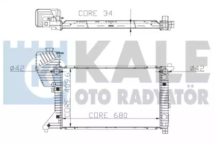 Теплообменник (KALE OTO RADYATÖR: 320000)