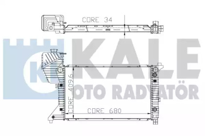 Теплообменник (KALE OTO RADYATÖR: 330200)