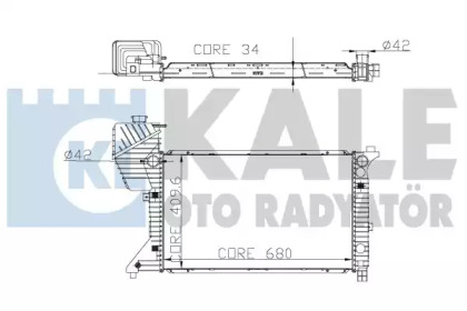 Теплообменник (KALE OTO RADYATÖR: 330300)