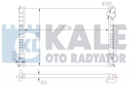 Теплообменник (KALE OTO RADYATÖR: 342030)