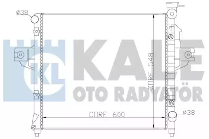 Теплообменник (KALE OTO RADYATÖR: 342085)