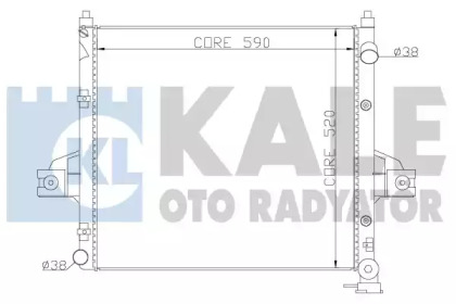 Теплообменник (KALE OTO RADYATÖR: 342090)