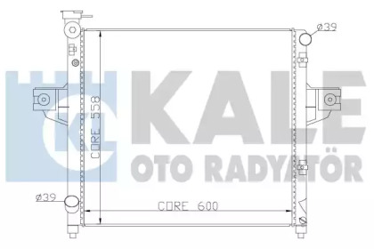 Теплообменник (KALE OTO RADYATÖR: 342095)