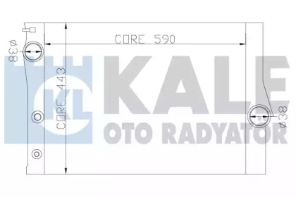 Теплообменник (KALE OTO RADYATÖR: 342235)