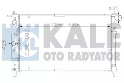 Теплообменник (KALE OTO RADYATÖR: 342250)