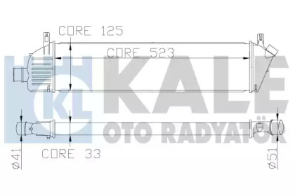 Теплообменник (KALE OTO RADYATÖR: 342360)