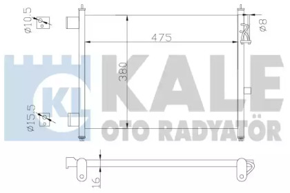 Конденсатор (KALE OTO RADYATÖR: 342435)