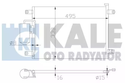 Конденсатор (KALE OTO RADYATÖR: 342635)