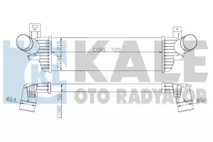 Теплообменник (KALE OTO RADYATÖR: 343000)