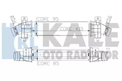 Теплообменник (KALE OTO RADYATÖR: 346700)