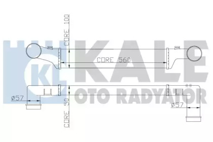 Теплообменник (KALE OTO RADYATÖR: 347400)