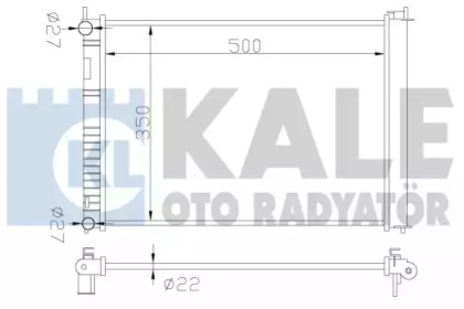 Теплообменник (KALE OTO RADYATÖR: 349500)